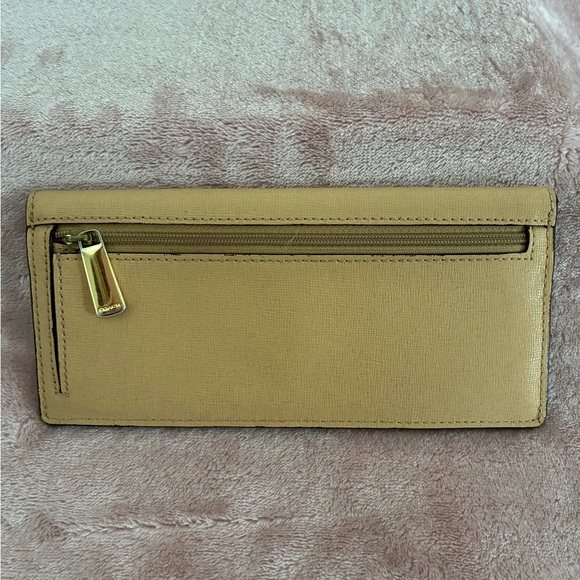 Coach Tan Leather Women's Wallet - Picture 2 of 6
